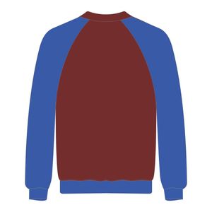 HBCU Educado Maroon Sigma Gamma Rho Sudadera de manga raglán Chenille Bordado Greek Sorority Divine 9 Ropa Suéter personalizado - Product Image 3