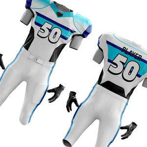 Uniforme de football américain sur mesure pour hommes, cousu, personnalisé, décontracté, anti-rides, respirant - Product Image 6