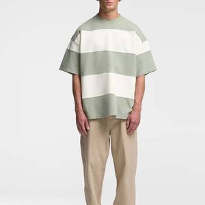 Camiseta de Manga Corta Holgada 100% Algodón para Hombre, Estilo Casual, Secado Rápido, Ecológica, Transpirable, Nueva Llegada - Product Image 4