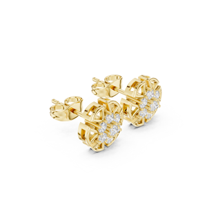 Pendientes de moda Joyería 925 Pendientes de aro de circón de plata esterlina Pendientes de plata chapados en oro Mujeres - Product Image 6