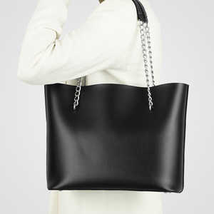 Bolsos de mano tejidos de cuero genuino hechos a mano de color personalizado para mujer cuero genuino de calidad superior impermeable PU cierre de cremallera - Product Image 1