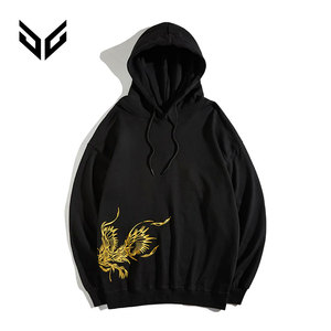 Jersey con capucha de manga larga informal holgado con estampado personalizado para hombre y mujer, ropa informal forrada, sudadera 100% de algodón para primavera - Product Image 2