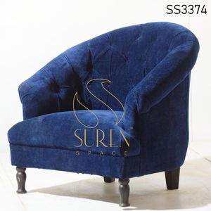 Chaise de salle à manger Rexine commerciale indienne faite à la main, pied en bois, style de ferme industrielle unique pour hôtel, confortable pour chambre à coucher - Product Image 2