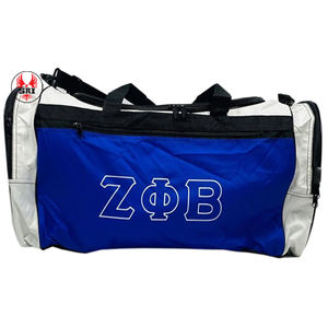 Sac de voyage matelassé brodé Zeta Phi Beta Soror |   Sac de voyage matelassé personnalisé pour femmes, sublimé, de la sororité ZPB - Product Image 5