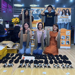 ผมต่อเวียดนามแท้ 100% เกรด 60A แบบตรง ขนาด 8-32 นิ้ว นุ่มลื่นมาก แบบเป็นมัด  สามารถเลือกสีได้ตามต้องการ - Product Image 5