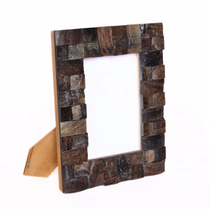 Cadre en corne de buffle d'eau naturelle à prix d'usine-Décoration murale durable et unique - Product Image 1