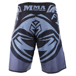 Shorts de boxe MMA pour hommes, évacuant l'humidité, extensibles, respirants, en spandex/polyester, légers, pour l'entraînement - Product Image 1