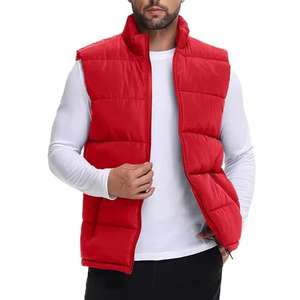 Gilet matelassé léger en duvet, couleur personnalisée, nouvelle collection automne-hiver 2025, vente chaude, style zippé, pour homme et femme - Product Image 4