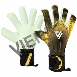 Gants de gardien de but en latex de qualité supérieure, protection des doigts, respirants, antidérapants, gants de gardien de but de football pour hommes, sangle de poignet réglable - Product Image 3