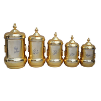 Ensemble de boîtes de conservation alimentaire en acier inoxydable martelé, écologiques, hermétiques, compatibles lave-vaisselle, avec couvercles amovibles, design moderne et luxueux, emballage carton