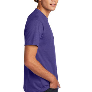 เสื้อยืดผ้าฝ้ายแขนสั้นสำหรับผู้ชายเสื้อยืดสีม่วงแบบพรีเมียม - Product Image 1