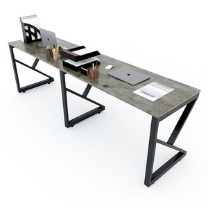 Table de réunion Kconcept HCKC026 pour 2 personnes, 240x60cm, style moderne minimaliste, pieds en acier, pour bureau ou hôtel - Product Image 3