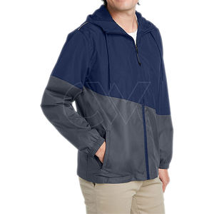 Chaqueta cortavientos de diseño personalizado Chaqueta cortavientos de color sólido Chaqueta cortavientos de calle - Product Image 6