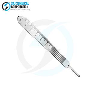 Mango de bisturí ergonómico de uso profesional, agarre de goma, acero alemán para un rendimiento sin fatiga en cirugías largas - Product Image 6