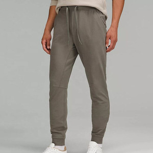 OEM Custom Men's High Waist Sweatpants Lightweight Fleece <b>Lined</b> Joggers Autumn Workout Gym Nonwoven Windproof Eco-Friendly - Product Image 1