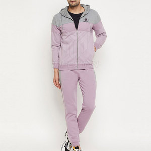 Survêtement décontracté à capuche pour homme grande taille avec logo personnalisé, coupe-vent, en coton et polyester, dernier design - Product Image 4