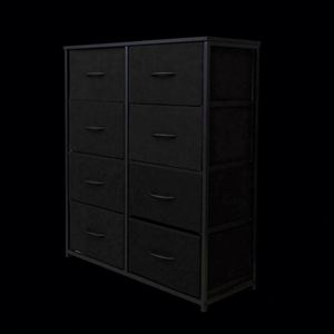 Commode moderne à 8 tiroirs en MDF, armoire de rangement autoportante en bois de pin, fournisseur de meubles de chambre à coucher - Product Image 6