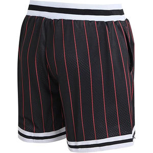 <b>Men's</b> Breathable TBF-071 Basketball <b>Shorts</b> Moisture-Wicking UV Protection Quick-Dry Elastic Waist Gym Sports Wear <b>Zip</b> Pockets - Product Image 2