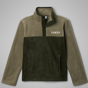 เสื้อสเวตเชิ้ตเด็กผู้ชายคอตั้ง แขนยาว ผ้าฟลีซ สวมใส่สบาย ดีไซน์โลโก้ตามสั่ง สำหรับใส่ลำลอง รุ่นปี 2026 - Product Image 1