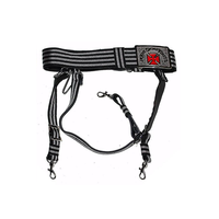 Ceinture de Chevalier Templier Vintage en Acier de Haute Qualité avec Boucle, Régalia Cérémonielle, Ceinture en Tissu à Motif Écossais en Cuir