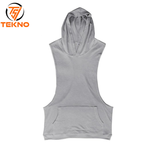 เสื้อกล้ามมีฮู้ดแขนกุดมีฮู้ดสำหรับเข้ายิมเสื้อกล้ามมีฮู้ดเสื้อกล้ามฟิตเนสเสื้อกล้ามฟิตเนสเพาะกายเสื้อมีฮู้ด - Product Image 1