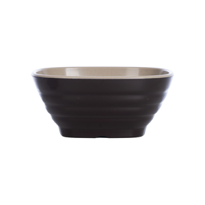 Tazón de Arroz Cuadrado de Dos Tonos Hokori 6807, Tazón de Comedor de Plástico ABS Duradero con Diseño Texturizado - Product Image 2