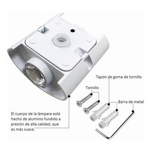 Lampada da Parete LED 4W Impermeabile IP67 con Diffusore in Policarbonato e Base in Alluminio, Luce Bianca Calda 3000K CCT per Uso Interno ed Esterno, Ideale per Giardino - Product Image 3