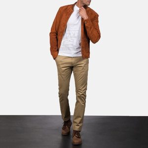 Chaqueta de Gamuza de Estilo Moderno, Material Suave, Ligera y Cómoda, Ideal para Estilo Urbano y Uso Diario, Chaqueta de Invierno - Product Image 5