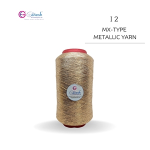 MX-Type I2 Fil de nylon Lurex Fil métallique à haute ténacité pour broderie couture tricotage tissage - Product Image 1