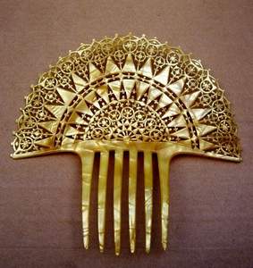 Natural Horn <b>Hair</b> Comb Wide Teeth or Ox Horn Comb for <b>Hair</b> Comb 100% Natural <b>Hair</b> Comb - Product Image 4