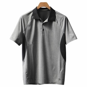 Polo de golf Diseño personalizado Logotipo OEM Poliéster Spandex 4 vías Estiramiento Transpirable Humedad Polo de hombre - Product Image 5