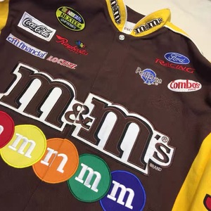 Chaqueta de Motociclismo NASCAR de Cuero de Primera Calidad, Unisex, Cortavientos, Transpirable, Tallas Grandes, OEM, Logotipo Personalizado Bordado al por Mayor - Product Image 6