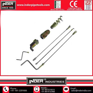 Limpiador de tuberías de varilla de hierro fundido de alta resistencia de grado industrial, herramienta de larga duración para desagües y tuberías de limpieza DIY, OEM personalizable - Product Image 4