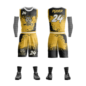 DISEÑO DE JERSEY 2025 AL POR MAYOR UNIFORMES DE BALONCESTO IMPRESOS DE SUBLIMACIÓN DE ALTA CALIDAD - Product Image 1