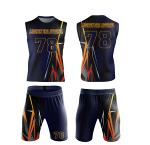 Conjunto de Compresión de Entrenamiento de Fútbol Juvenil 7v7 Sublimado Personalizado, Estilo Americano, Uniforme Transpirable de 7 Bandera para Verano - Product Image 1