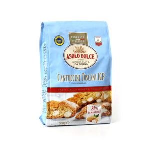 Galletas Cantucci Asolo Dolce Tuscan con Almendras PGI Hechas en Italia Modelo 0103546 300g X 8 piezas - Product Image 1