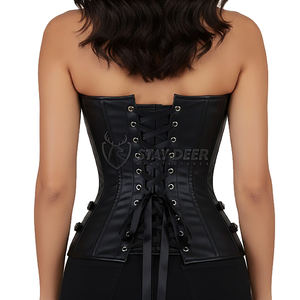 Corsé Gótico Steampunk para Mujer, Top Victoriano con Cordones, Bustier de Moda - Product Image 2