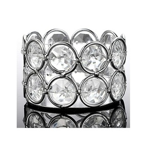 Bougie votive en plaqué or brillant fait à la main pure et attrayante pièce unique pour une utilisation plate uniquement - Product Image 2