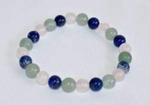 Natural Quality Smooth Glossy Strengthen Friendship 8mm Crystal <b>Gemstone</b> Beaded Meditation <b>Bracelet</b> for Best Friends Jewelry - Product Image 4