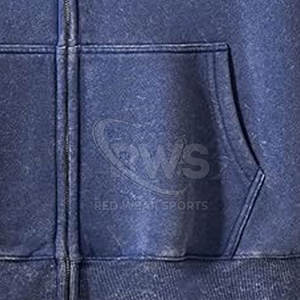 เสื้อมีฮู้ดผ้าซักกรดสำหรับผู้ชายเสื้อผ้าแฟชั่นขนาดใหญ่พิเศษ - Product Image 4