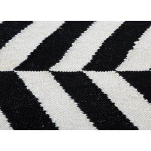 Tapis en laine tissé à la main Alhambra gris et noir, motif géométrique abstrait, pour la maison, le couloir, 9x12, rectangulaire, en jute - Dwrm-112 Room - Product Image 3