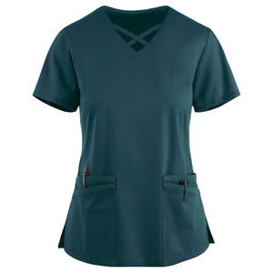 ชุดสครับทางการแพทย์ของผู้หญิงชุดสครับผ้าสี่แบบยืดได้แห้งเร็วเครื่องแบบแพทย์พยาบาลโรงพยาบาล - Product Image 4