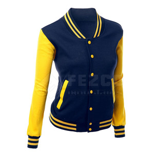 Veste Letterman pour femmes de qualité supérieure Veste Letterman à séchage rapide Veste Letterman à manches longues - Product Image 2