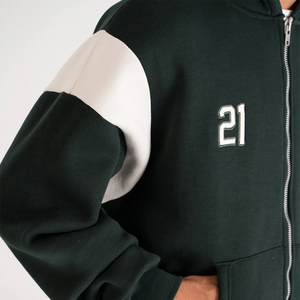 Sudadera con Capucha de Forro Polar de Invierno de Punto, con Cierre Completo, Estilo Holgado, de Primera Calidad, para Mujer, Estilo Vintage, Ropa Urbana - Product Image 5