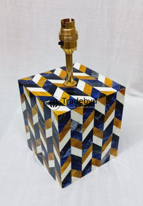 Lámpara de Mesa Decorativa Moderna con Incrustaciones de Hueso Artesanal Premium, LED E26 AC Ecológica para Bebés y Niños, Tradebyd - Product Image 2