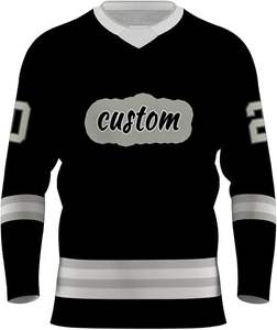 Le plus populaire concevez votre propre logo uniforme de hockey sur glace grande taille pour adulte - Product Image 3