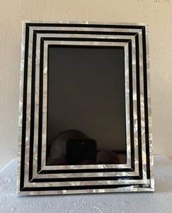 Photo <b>Frame</b> Wholesale Eco-Friendly Fancy Unique Handmade Classic Modern Double Tone MDF Wood Personalized Decorative Picture - Product Image 3