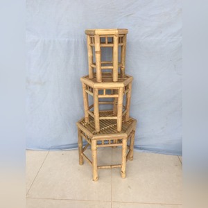 Estantes colgantes de bambú para pared / Muebles de bambú para baño, soporte de madera para macetas, estante de exhibición para flores - Product Image 1