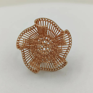 Anillos de joyería fina de oro sólido de nuevo diseño de lujo para mujer Anillo de oro de Diamante Real - Product Image 3