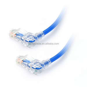 Hotion nhà máy <span class=keywords><strong>OEM</strong></span> UTP cat6A vá dây 0.5M 1M 2M 3m đồng Ethernet/Mạng vá dây siêu mỏng mèo 6 vá dây cáp - Product Image 3